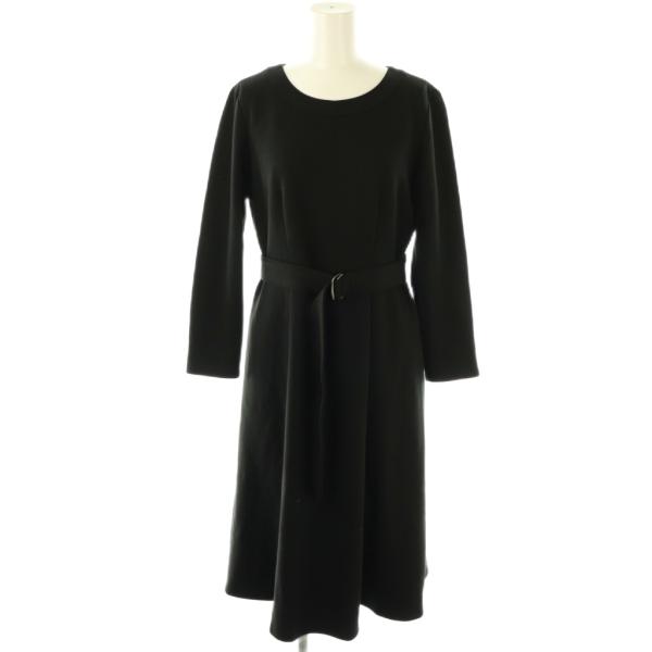 クードシャンス CdeC COUP DE CHANCE ウール タックワンピース 膝丈 38