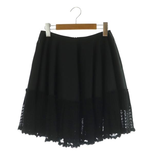 フォクシー ブティック FOXEY BOUTIQUE 切替スカート シルク ニット