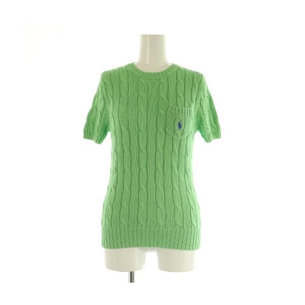 ポロ ラルフローレン POLO RALPH LAUREN コットン 半袖 ケーブルニット