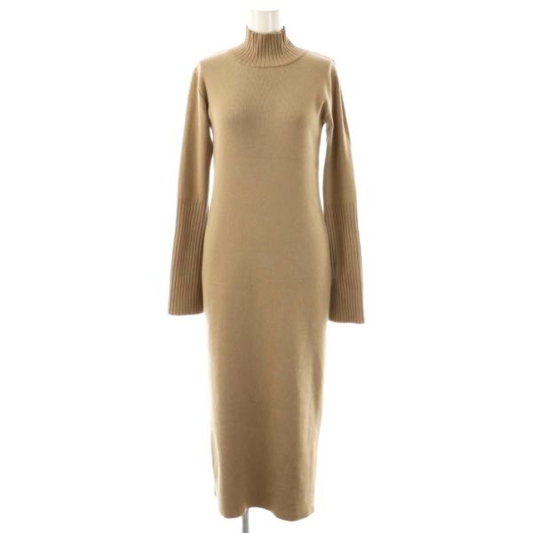 NOBLE 総針Iラインニットワンピース 837t*美品 ノーブル NOBLE 総針I