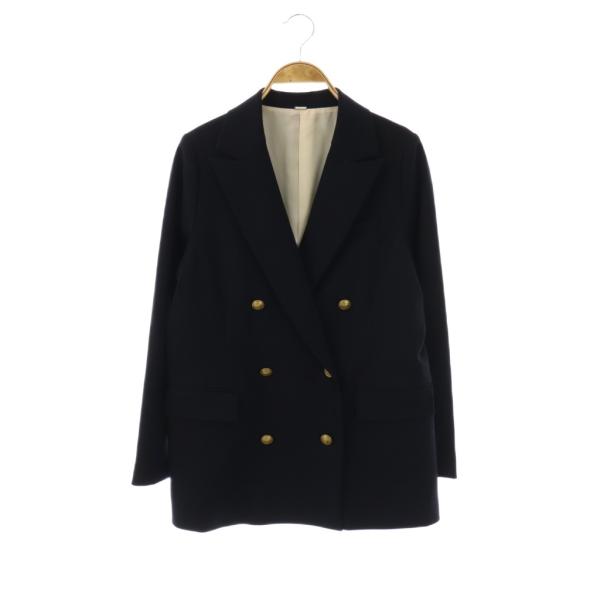 ミラオーウェン Mila Owen 金釦ダブルブレザーオーバージャケット