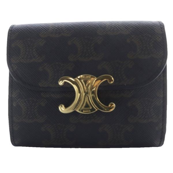 CELINE（セリーヌ） スモールフラップウォレット トリオンフ