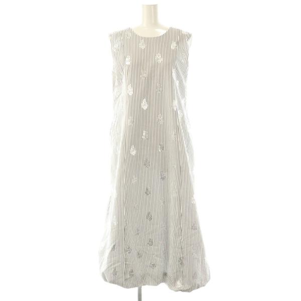 ne Quittez pas Poplin Foil ロングワンピース ヌキテパ NE QUITTEZ PAS! Poplin Foil Print Sleeveless