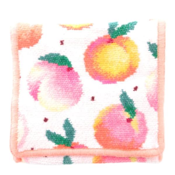 フェイラー FEILER ラブラリーバイ ハンカチポーチ 総柄 ピーチドット