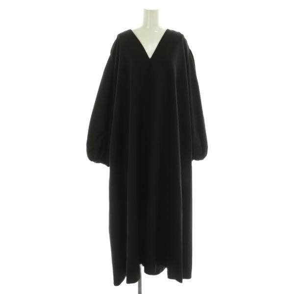 ザロウ THE ROW ボーヴォワール Vネック ミディドレス ワンピース 長袖