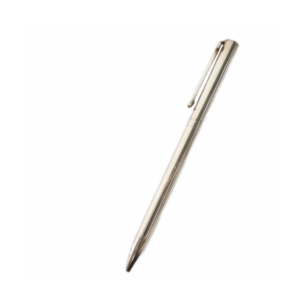 ティファニー TIFFANY & CO. ツイスト式ボールペン Tクリップ シルバー