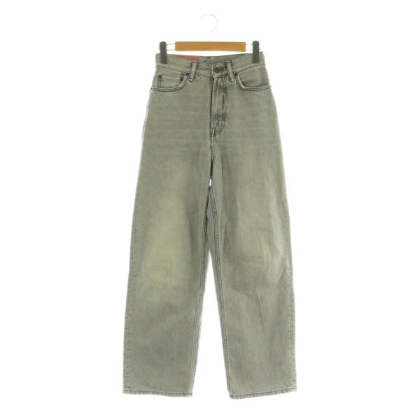 Acne Studios ハイウエストデニムパンツ 24 ストレート vectorpremium_170-402510060695