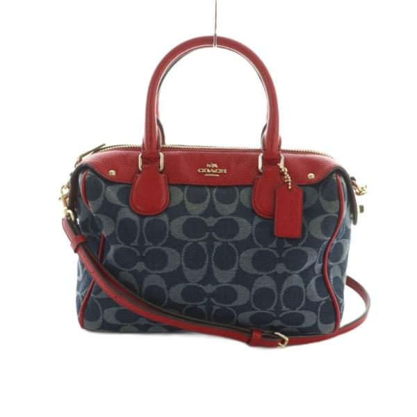 COACH（コーチ） シグネチャー 2way ハンドバッグ ショルダーバッグ