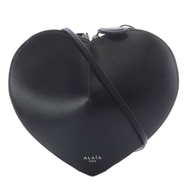 【中古】アライア ALAIA LE COEUR ショルダーバッグ ワンショルダー 斜め掛け ハートモチーフ ブラック アライア ALAIA LE COEUR ショルダーバッグ ワンショルダー 斜め掛け