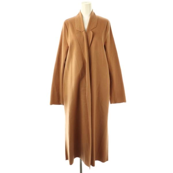 【中古】フォルテフォルテ FORTE FORTE ウール コート ロング 1 ライトブラウン /HK ■OS レディース フォルテフォルテ FORTE ウール コート ロング 1 ライトブラウン /HK