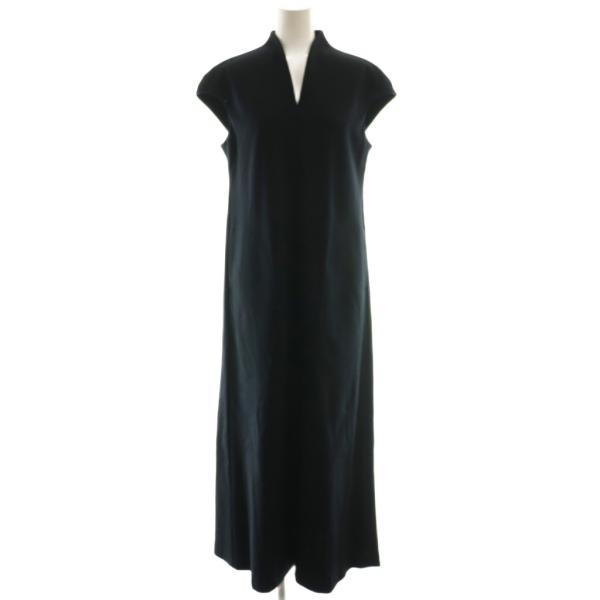 マメクロゴウチ Mame Kurogouchi 24SS Double Jersey Cap Sleeve Dress