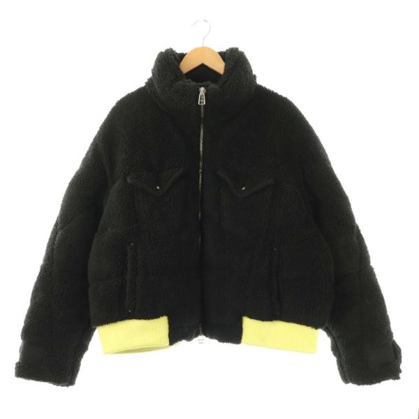 【中古】ファセッタズム FACETASM PIPPA-JK-M04  BOA DOWN JACKET ボアダウンジャケット アウター ブルゾン 4 黒 ファセッタズム FACETASM PIPPA-JK-M04 BOA DOWN JACKET ボアダウン