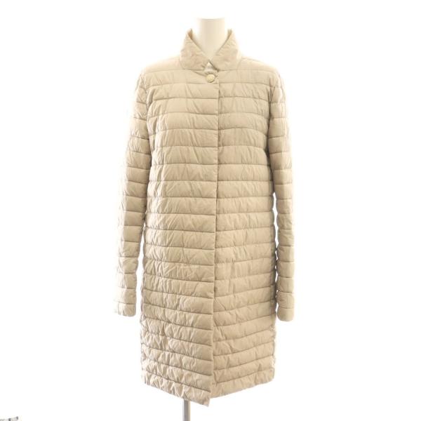 美品 ヘルノ ダウンコート ナイロン 切り替え フレア グレージュ 40サイズ 楽天市場】ヘルノ ダウン 異素材 切り替え レディース HERNO コート