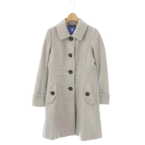 BLUE LABEL CRESTBRIDGE ウール ロングコート 36 ブルーレーベルクレストブリッジ BLUE LABEL CRESTBRIDGE ロングコート