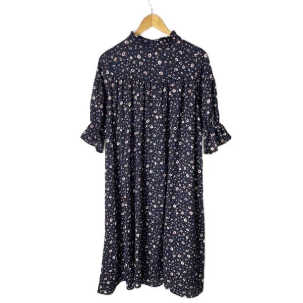 アズノウアズドゥバズ オオラカ　ワンピース花柄　プリーツ AS KNOW AS（アズノゥアズ） アズノウアズ 花柄 ワンピース 半袖