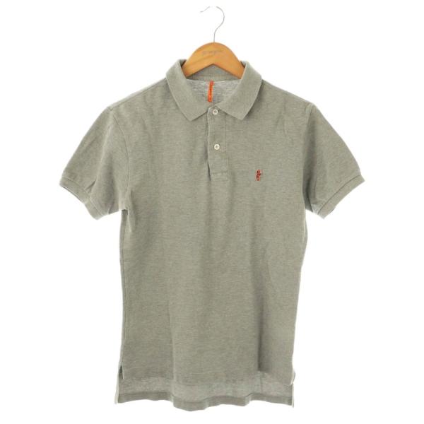 サイ ベーシックス SCYE BASICS ポロシャツ 半袖 鹿の子 36 グレー /ES