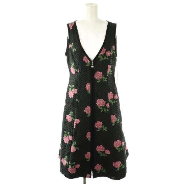 エムズグレイシー M'S GRACY 24年 フラワーキルティングカメリアジップ