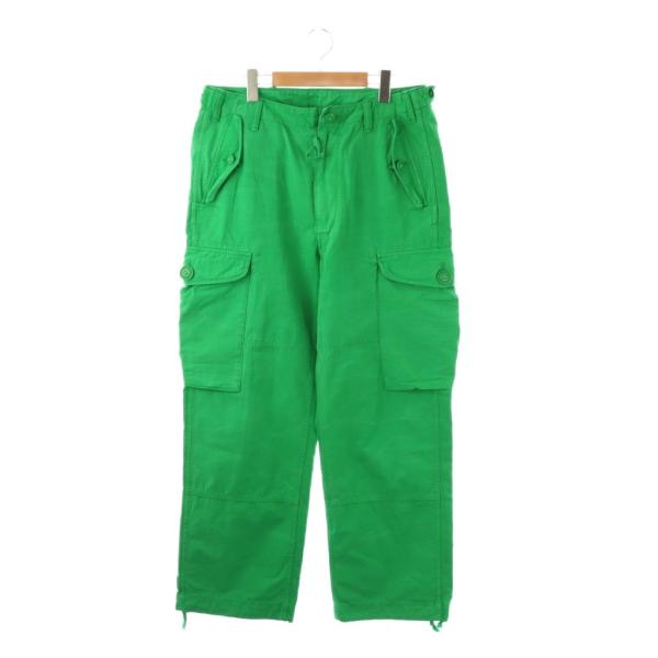 【中古】ポロ バイ ラルフローレン Polo by Ralph Lauren eratex カーゴパンツ ワイドパンツ 32 グリーン メンズ POLO RALPH LAUREN（ポロ・ラルフローレン） ポロ バイ ラルフローレン
