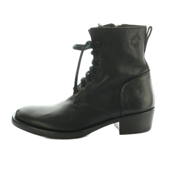 BUTTERO（ブッテロ） サイドジップ ショートブーツ レースアップ 36.5