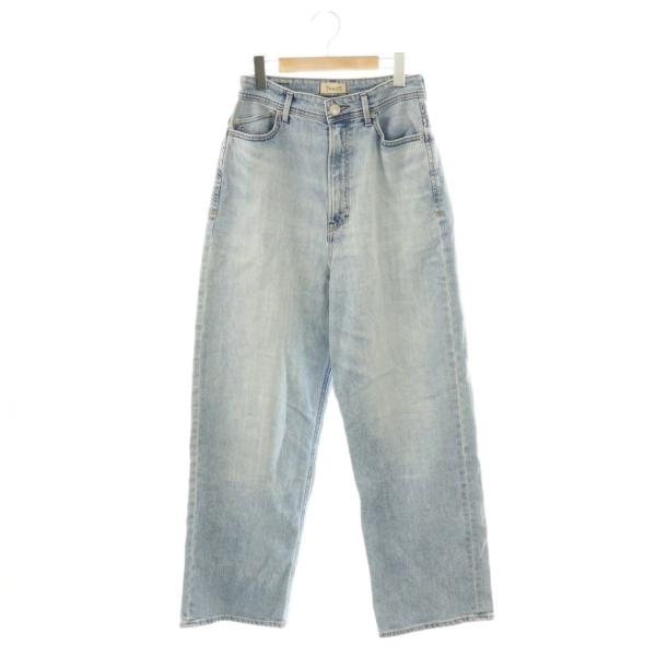 ヤヌーク YANUK Joan ワイドストレートデニム パンツ ジーンズ