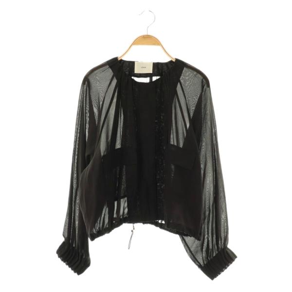 専用です。IENA シアーオーガンジーブルゾン イエナ IENA 24SS シアーオーガンジーブルゾン ジャケット ブラック