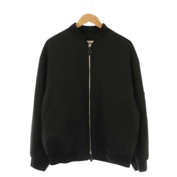 JIL SANDER ウールメルトン パデット ボンバージャケット　サイズ44 JIL SANDER/ジルサンダー ウールメルトン パディング ボンバージャケット