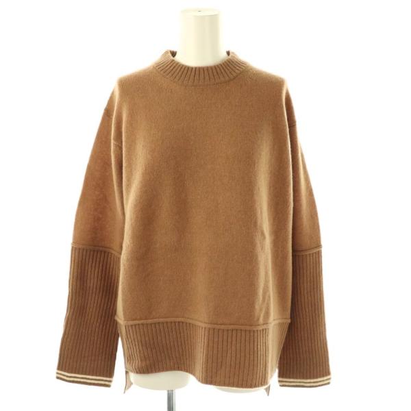 ズッカ zucca ウール ニット セーター 長袖 M キャメル /HK □OS