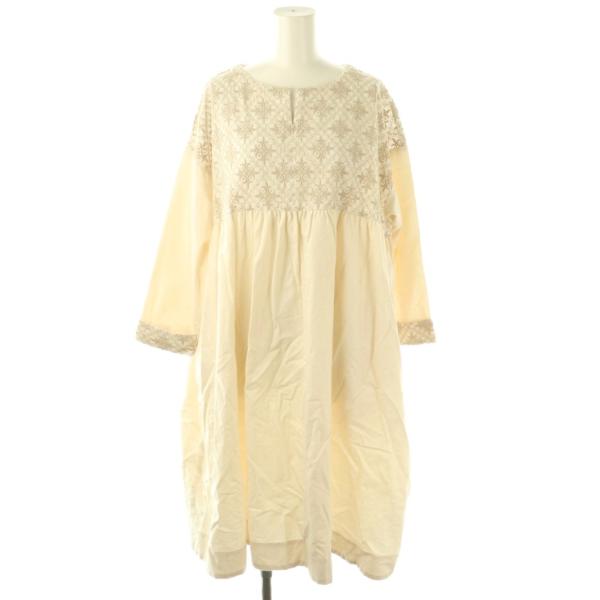 未使用品 コットンハウス アヤ Cotton House Aya YESTERDAY CROSS 刺繍