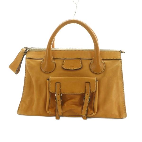 Chloe（クロエ） エディス ハンドバッグ レザー ベージュ 02-06-53 /MI