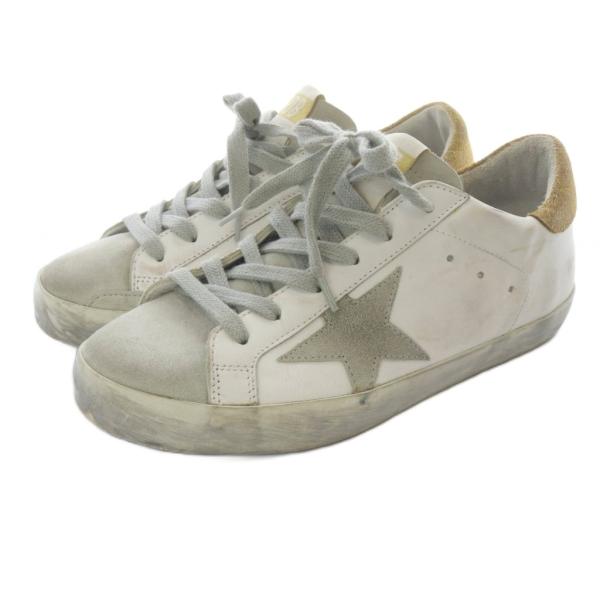 ゴールデングース GOLDEN GOOSE SUPERSTAR USED加工 スニーカー ロゴ