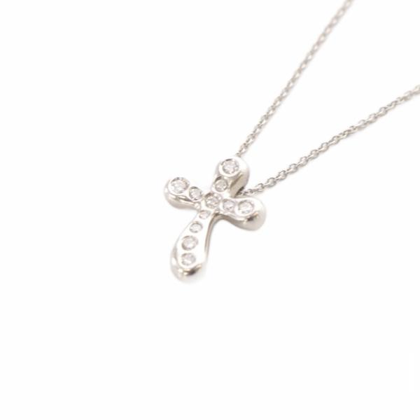 ティファニー TIFFANY & CO. エルサペレッティ クロスネックレス Pt950