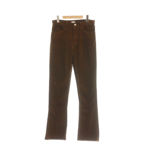 【中古】アンスクリア INSCRIRE コーデュロイパンツ 34 ブラウン 茶 /CX ■OS ■SH レディース アンスクリア INSCRIRE コーデュロイパンツ 34 ブラウン 茶 /CX □OS