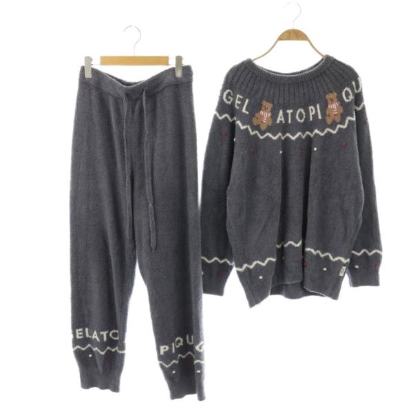 ジェラートピケ gelato pique 24AW HOLIDAY ノルディック プルオーバー