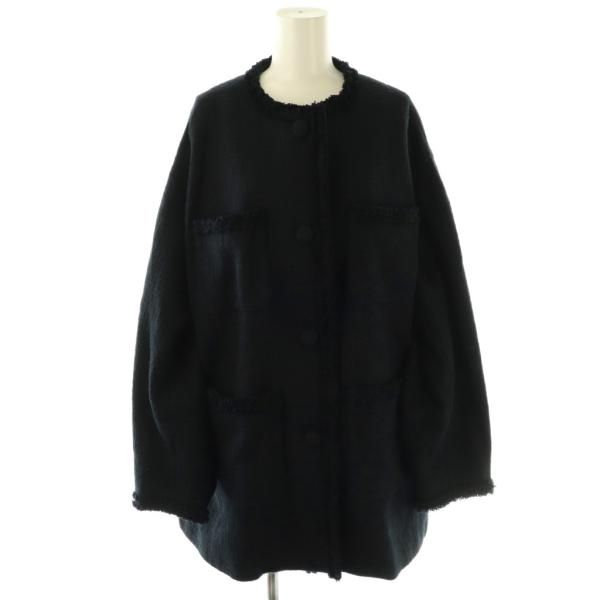 シンゾーン Shinzone 23SS TWEED JACKET ジャケット ノーカラー