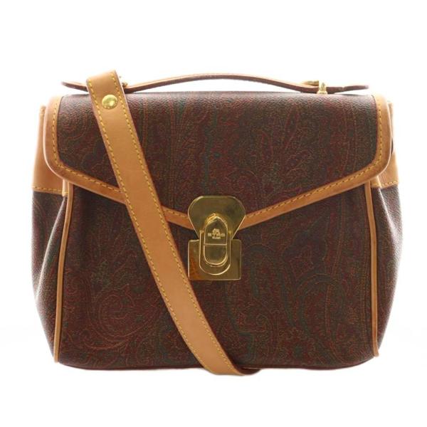 ETRO（エトロ） ショルダーバッグ ハンド 2WAY ペイズリー柄 クロス