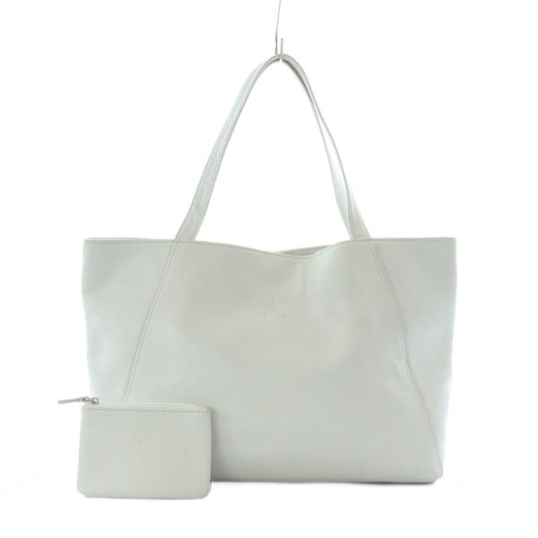 Kitamura（キタムラ） トートバッグ 白 ホワイト ポーチ付き /RI □OS