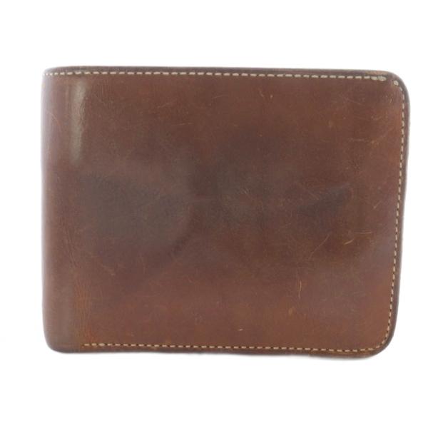 ワイルドスワンズ WILDSWANS GROUNDER 二つ折り財布 レザー 茶