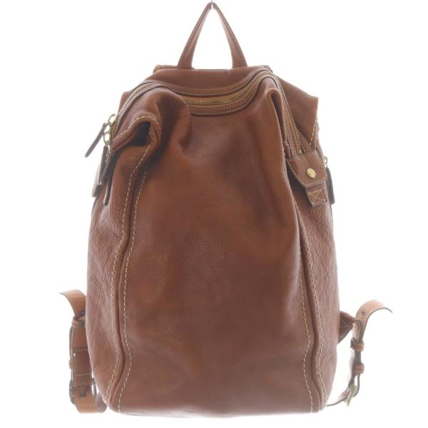 土屋鞄　トーンオイルヌメ　ブラウンレザーリュック　専用箱　袋付き スタッフ愛用品 トーンオイルヌメ ソフトバックパック/土屋鞄製造所