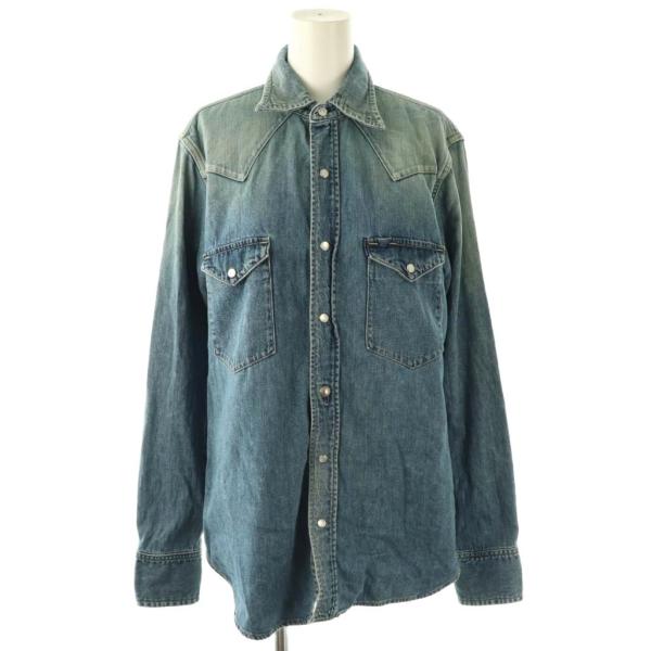マディソンブルー MADISONBLUE 24AW WESTERN SHIRTS デニムシャツ M