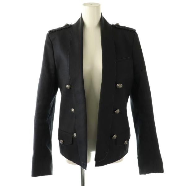 バルマン BALMAIN ナポレオンジャケット 46 ダークネイビー