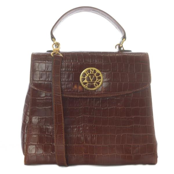 ヴァレンティノ ガラヴァーニ VALENTINO GARAVANI クロコ型押し