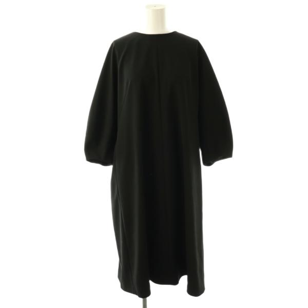 アドーア ADORE 23AWボンディングジョーゼットワンピース 36 ブラック