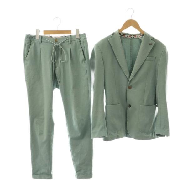 ボブ BOB コットンナイロンセットアップ スーツ ジャケット パンツ 46