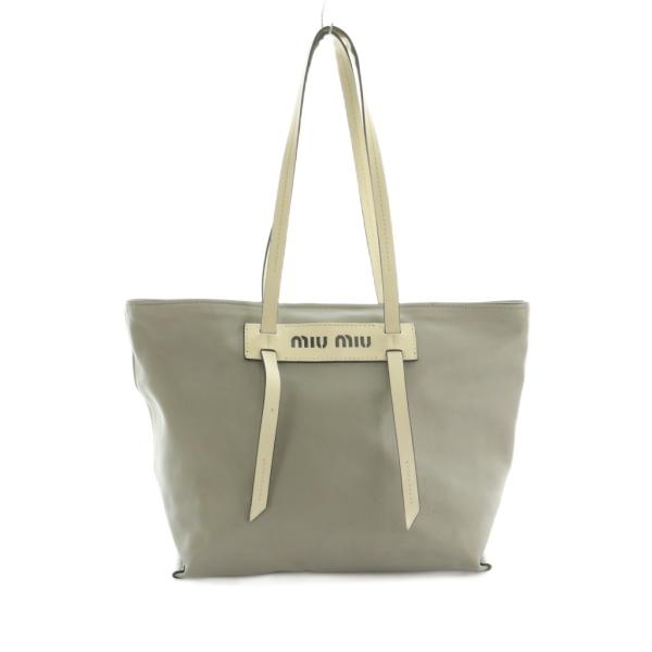 月✨miu miu ミュウミュウ　ハンドバッグ　グレー系 MIU MIU（バッグ ・ グレー/灰色系）のフリマアイテム一覧