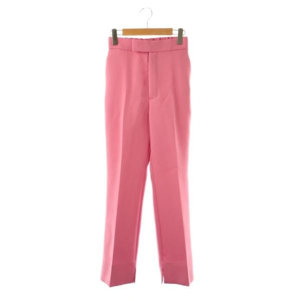 未使用品 ヨリ yori 24AW トリプルクロスブーツカットパンツ 36 ピンク