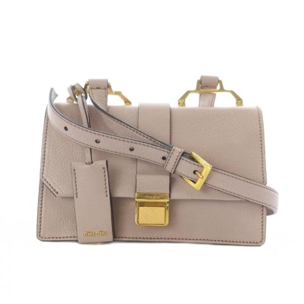 miu miu（ミュウミュウ） マドラス Madras ショルダーバッグ レザー 本