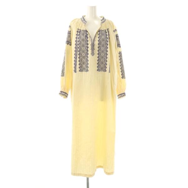 サラマリカ sara mallika 25AW Cotton Jacquard Zari Embroidery Dress