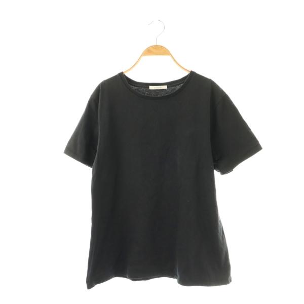 キャラクス CALUX Tシャツ カットソー 半袖 コットン F 黒 /NR ■OS レディース