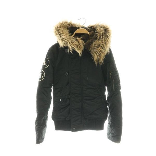 レア Y2K ヒステリックグラマー n-2bタイプファー付ジップパーカー HYSTERIC GLAMOUR（ヒステリックグラマー） プリマロフト N-2B