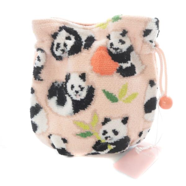 未使用品 フェイラー FEILER ラブラリーバイ コロコロパンダ 巾着